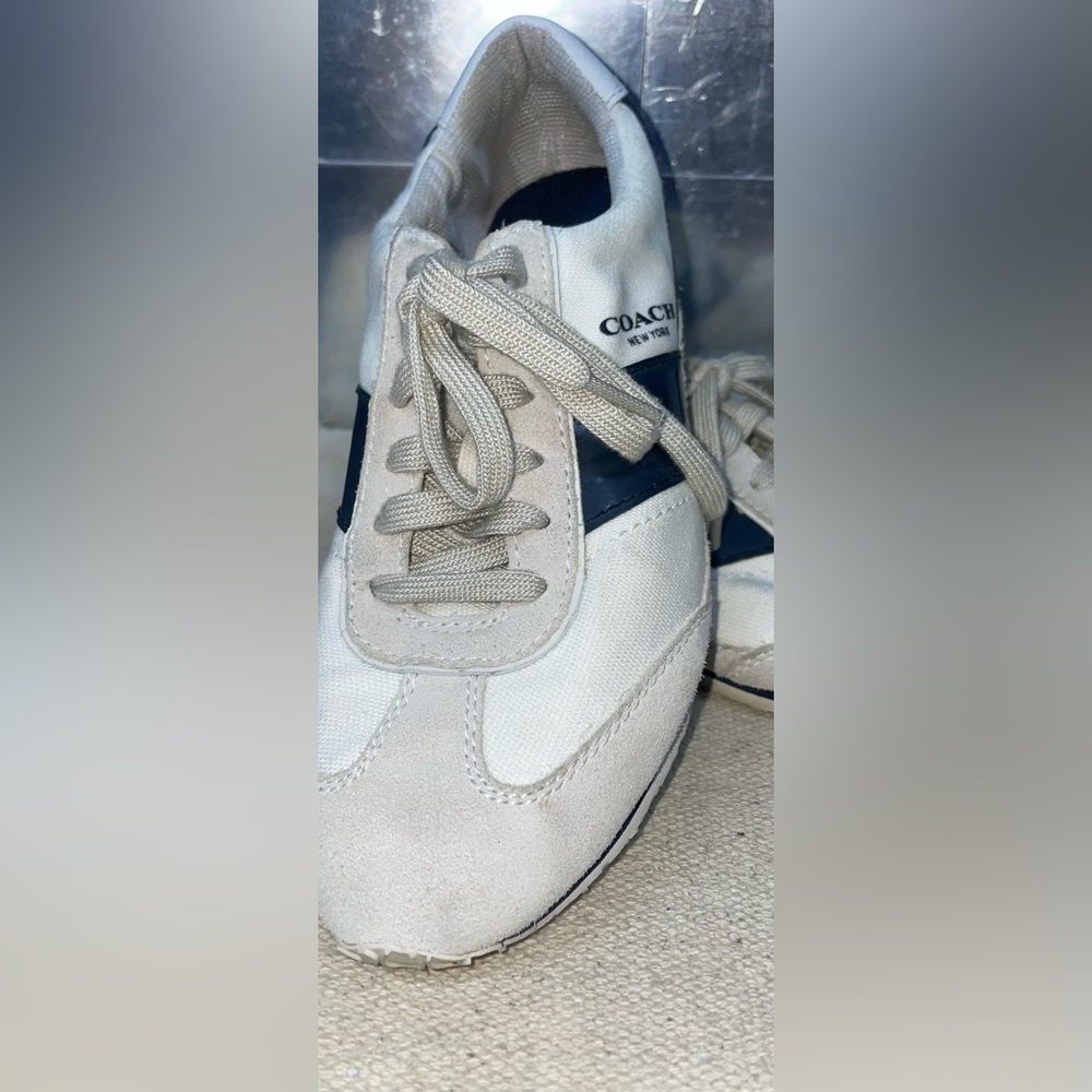 Like New Coach Fashion Sneakers. Canvas, Suede and PVC leather. Sz. 7